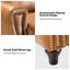 Fauteuil inclinable en cuir véritable Andrena avec garniture cloutée-12588767