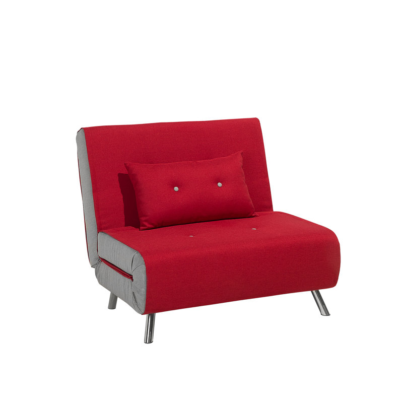 Frede 1 Seater Sofa Bed, Red