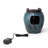 9.25"H Turquoise Leaf Textured Ceramic Jar Tabletop Fountain With Pump And LED Light (KD)