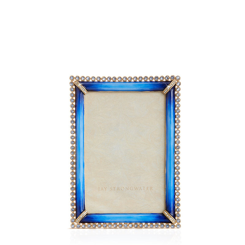 Lorraine Stone Edge 4" x 6" Frame - Ruby, Blue