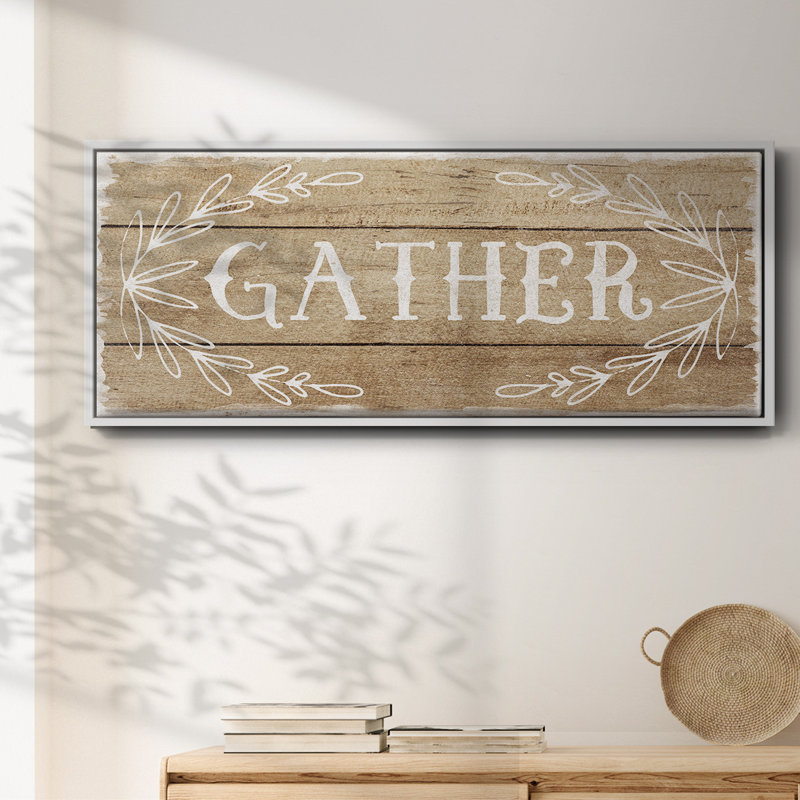 Gather - Toile encadrée, H 8 po x l 20 po