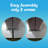 Ultimate Scratching Post – Grey, Large  Tower - Sisal Fibre, Simple Design - For All Cats
