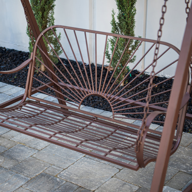 2 Person Porch Swing, Brown