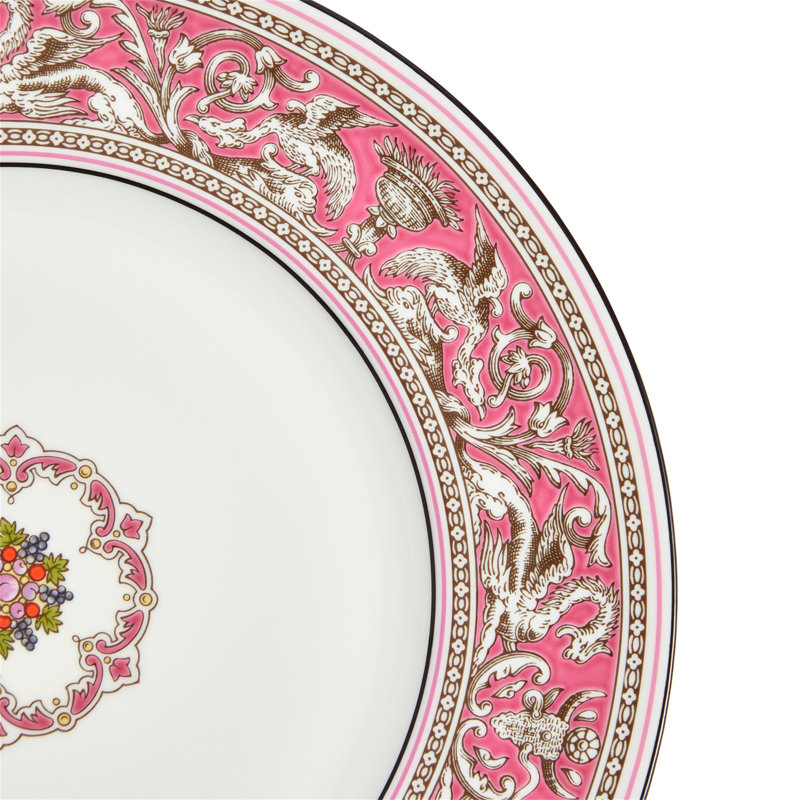 Wedgwood Florentine Colours Plate 10.7In, Fuchsia