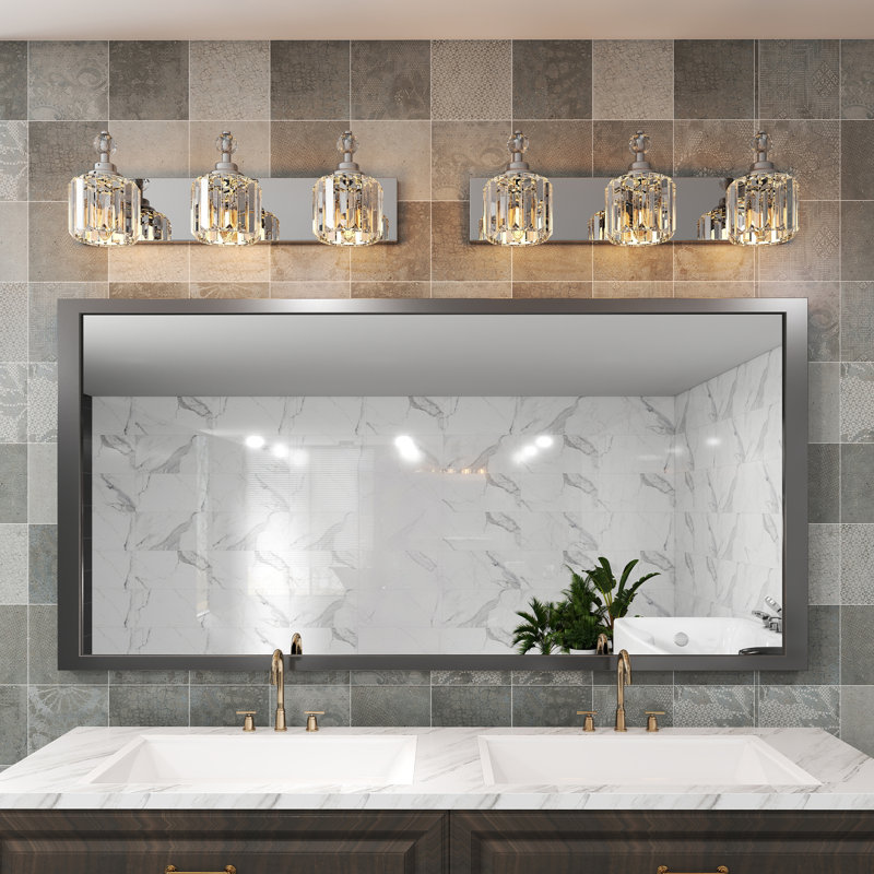 2pcs 3 - Light Dimmable Vanity Light, 3 Lights
