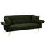 Lit convertible, texture velours, structure en bois brun, convient aux petits espaces - pliables, 2 sièges, coussins mi-doux, pour les salons-1849333105-1849333107