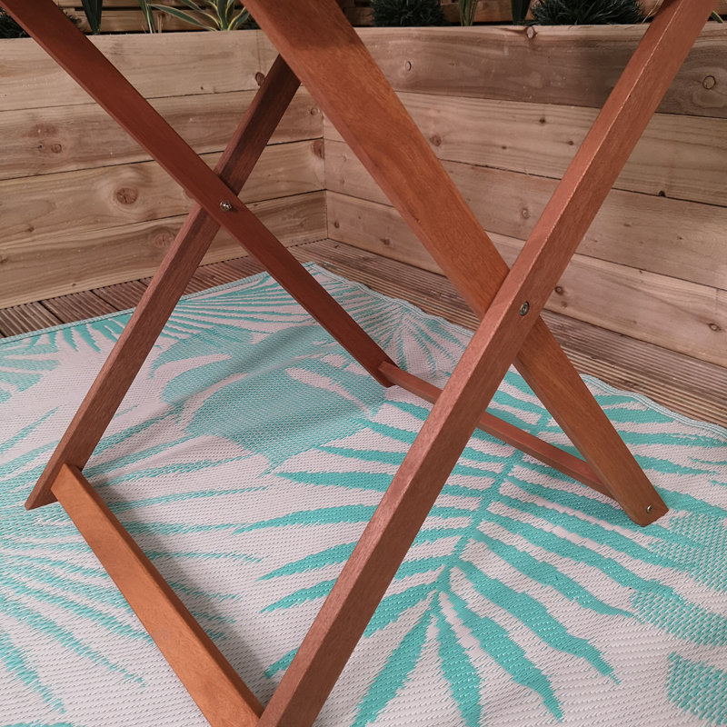 Caziyah Rectangular 5 - Piece 4 - Person 75 Cm L Outdoor Table Set