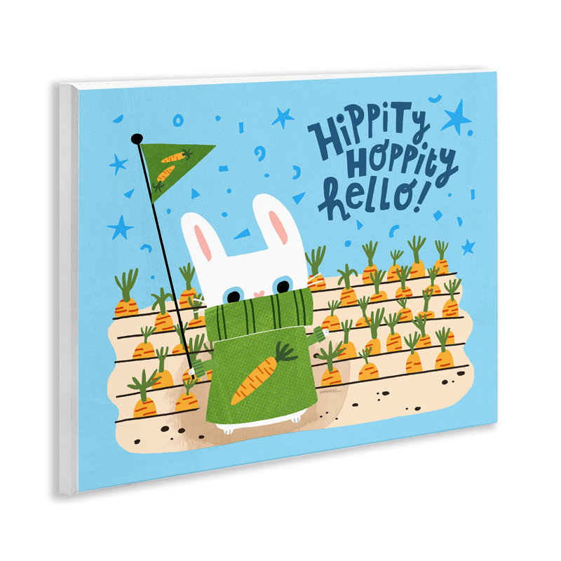 «Hippity Hoppity Hello Bunny», art mural par Leeza Hernandez