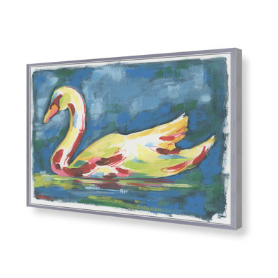 Expressive Swan II by June Erica Vess Art Print
