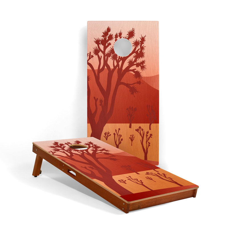 2X4 Joshua Tree Cornhole Boards, 48" H x 24" W x 3" D