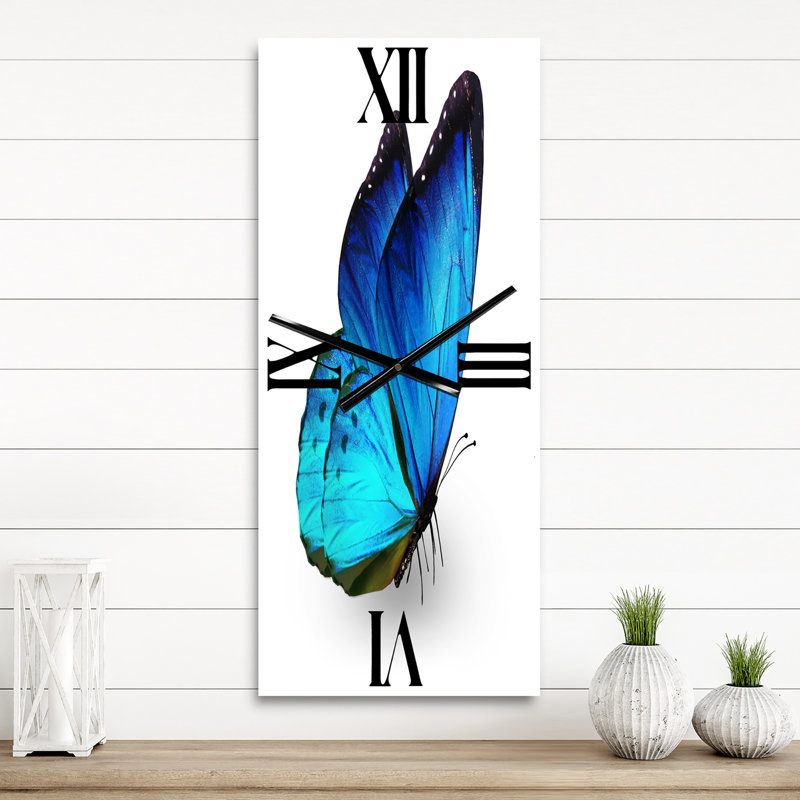 Horloge murale papillon, Grand