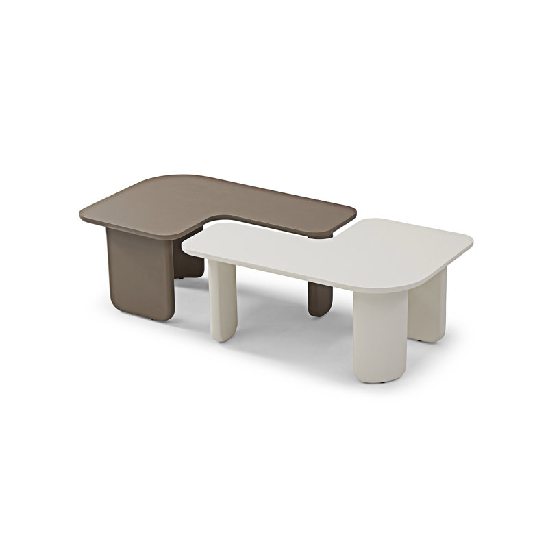 Ensemble de tables basses modulaires