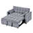 Velours gris foncé est en rupture de stock