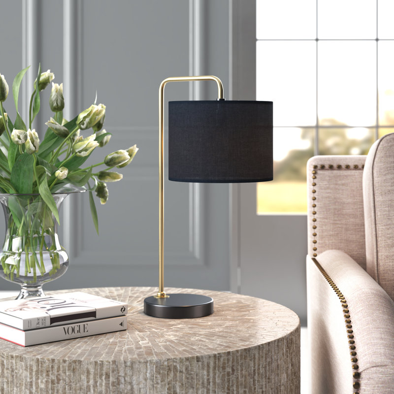 Aurelio USB Table Lamp, Black