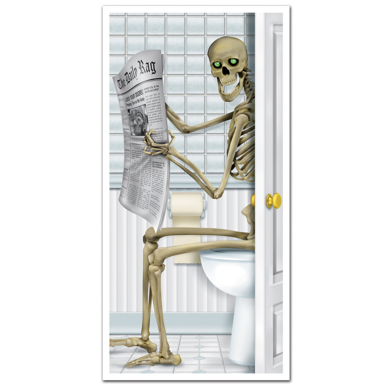 Murale de porte d’entrée skeleton