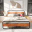 Lit plateforme tapissier Naseef-1264544624