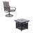 Alyah 2 - Person Patio Dining Set with Square Table