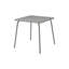 YUA Outdoor Square Bistro Table - Silk Grey-1850536055