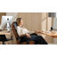 Fauteuil de massage avec repose-pieds; fauteuil inclinable en cuir avec fonctions de vibration et de chauffage; fauteuil de direction pour personnes plus grandes; Chaise ergonomique réglable en hauteur