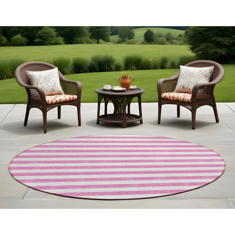 Tapis d'intérieur rond 8 po