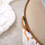 Kabbi 44cm Wide Round No Pattern Footstool Ottoman