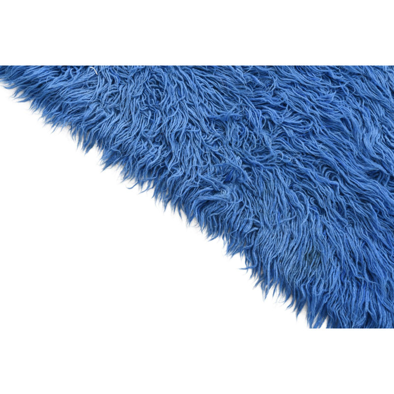 Tapis bleu 3 x 4 Parra