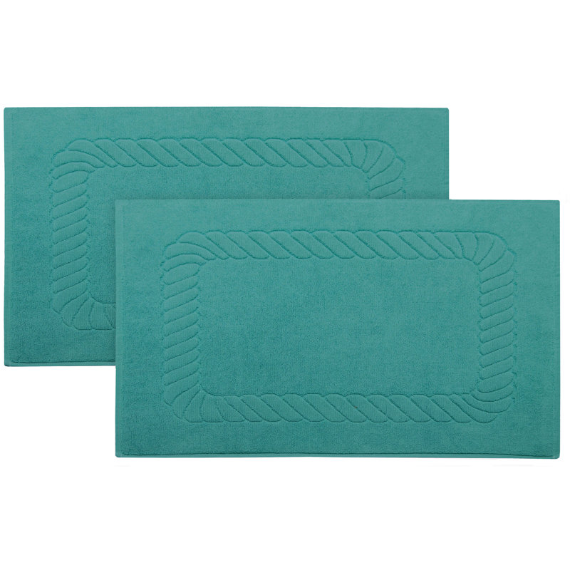 Bath Rug, Turquoise