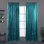 Velvet Semi-shee Single Curtain Panel