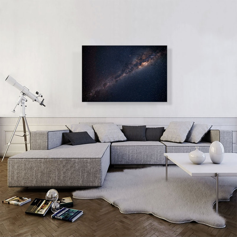 «Deep Space Nebula Hubble Telescope», reproduction de photo sur toile tendue, H 26 po x l 40 po x 1,5 po