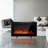 Ultra-thin Electric Fireplace Low Noise, Touch Screen & Remote Control, With Crystal & Log Set-433607130-433607143