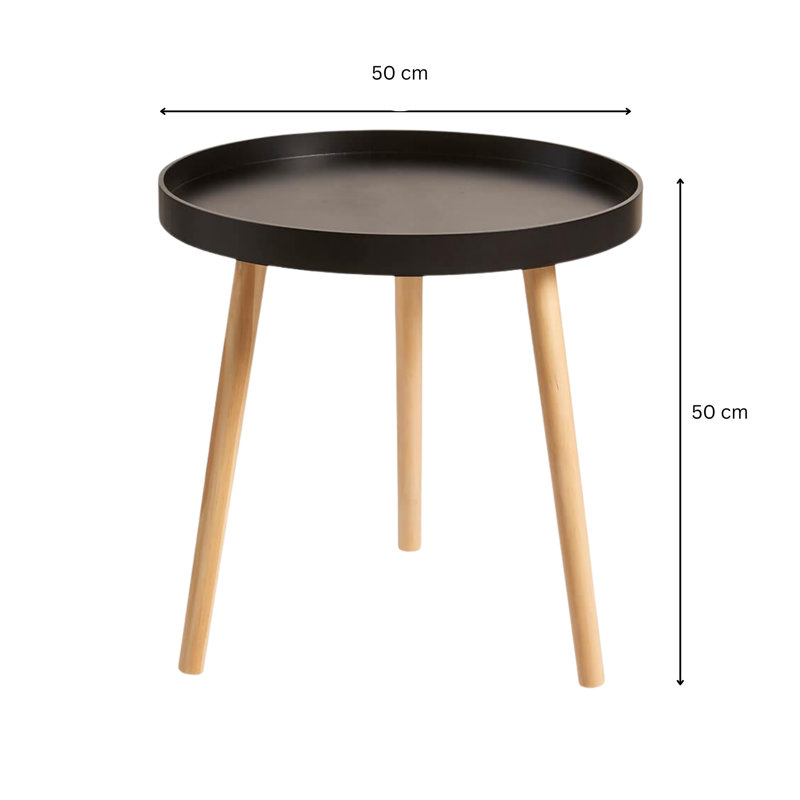 Davina Side Table, Black