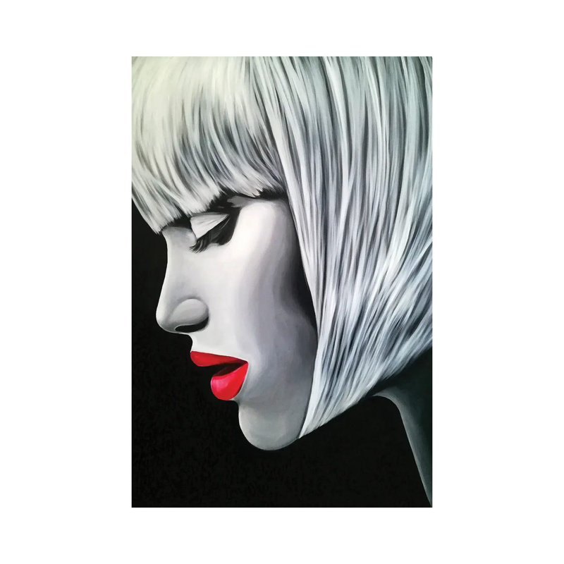 Bangz 1 Piece Wall Art on Canvas, 66.04 cm H x 45.72 cm W x 1.91 cm D, Wrapped Canvas