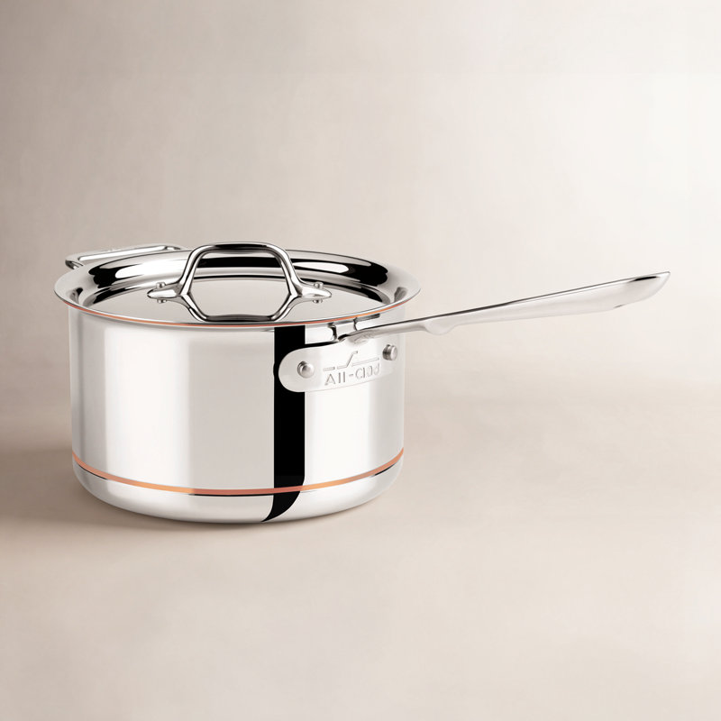 All-Clad Copper Core® Saucepan with Lid, 3 qt.