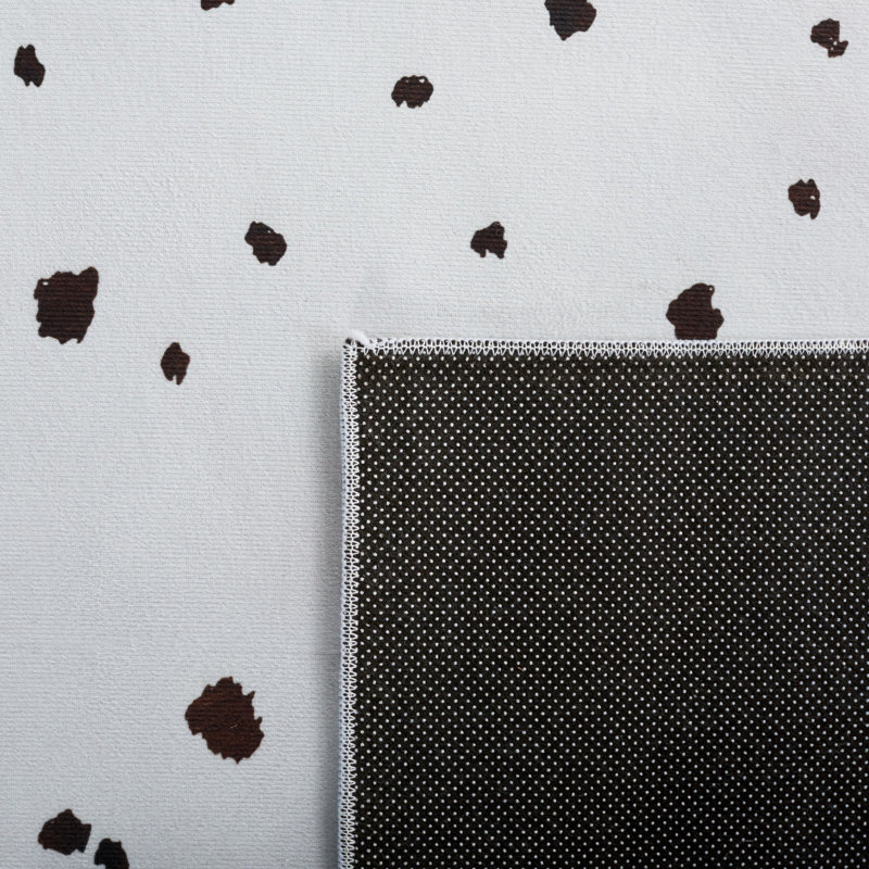 Faux Hide Performance Machine Washable Abstract Rug, Rectangle 5' x 8'