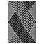 Tapis géométrique abstrait moderne pour la chambre à coucher 6415 Olexander (noir)-59582953