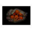 « orange on black », reproduction de photo sur toile tendue-22373260