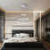 Modern LED pendant light, dimmable LED dining table with remote control