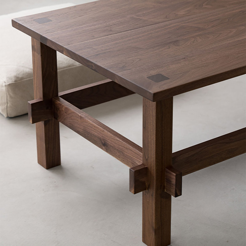 Simple modern rectangular coffee table