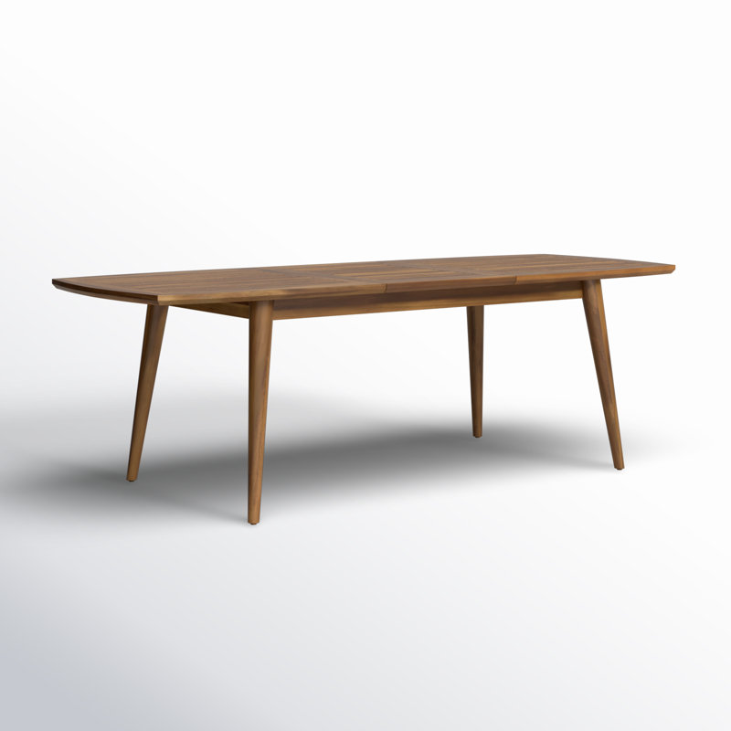 Chaima Becker Extendable Dining Table, Teak