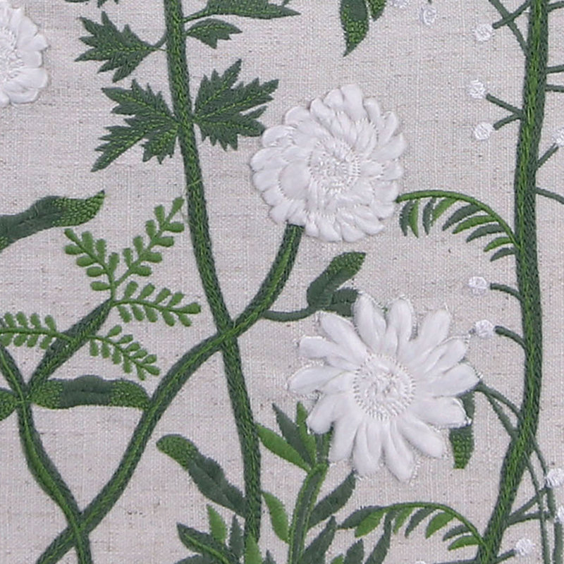 18" x 18" Indoor Throw Pillow, Green Floral