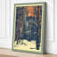 Winter Forest Moon Scandinavian - Wrapped Canvas-1066483876-1066483880