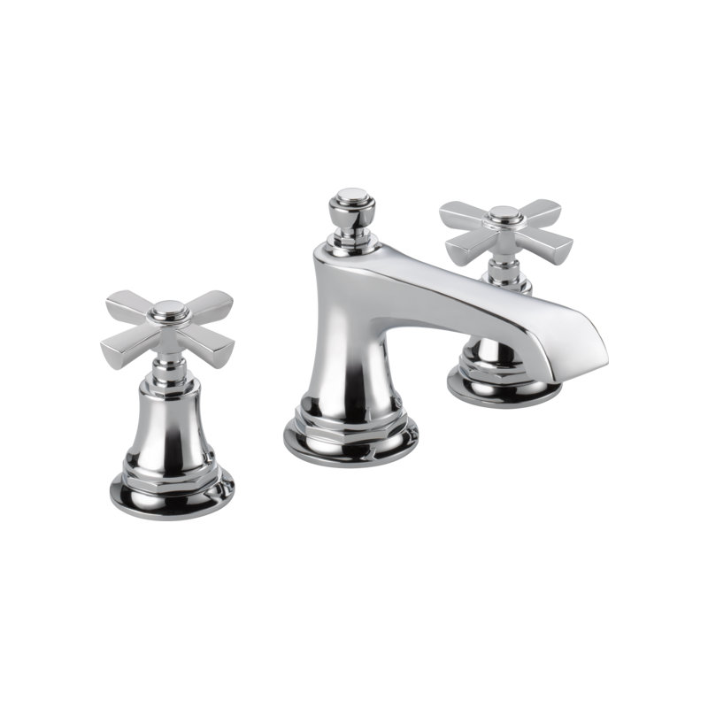 Rook® Widespread Lavatory Faucet, Polished Chrome, 1.2 GPM, Cross