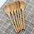 Hotis 6 Piece Wooden Spoon Kitchen Utensils