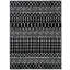 Tapis noir / ivoire à motif géométrique Cobos-1854513867