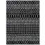 Tapis noir / ivoire à motif géométrique Cobos-1854513877