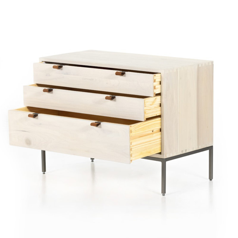 Trey 3 - Drawer Dresser, Dove Poplar