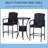 Capps 2 - Person Patio Dining Set with Round Table