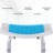 Adjustable Shower Seat For Seniors, Injured & Pregnant - 6 Levels, Non-slip, -, Blue Aluminum Stool Bath