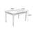 Nut-brown Rectangular Solid Wood Dining Table-2134181776