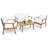 Kahlyn Acacia 4 - Person Patio Conversation Set with Cushions